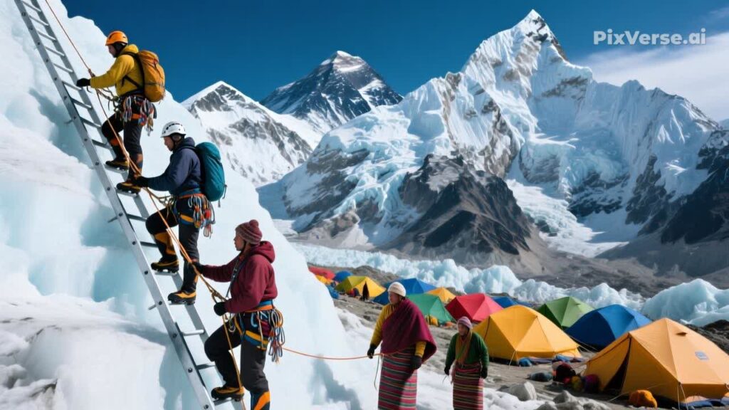 Climbing Mount Everest from Nepal climbing mount everest from nepal