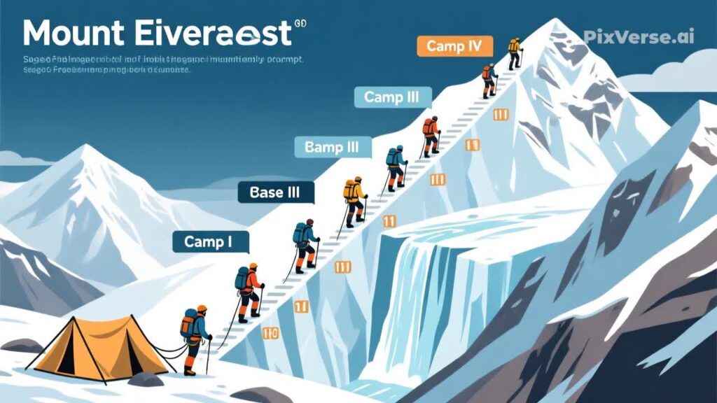 stages of mount everest